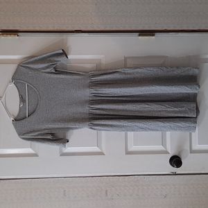 Grey knee length dress